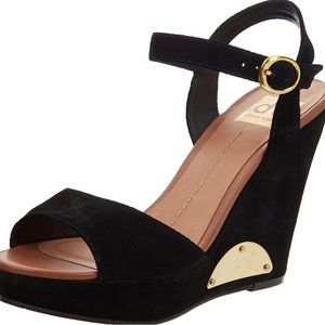 Dolce Vita Black Paylan Wedges